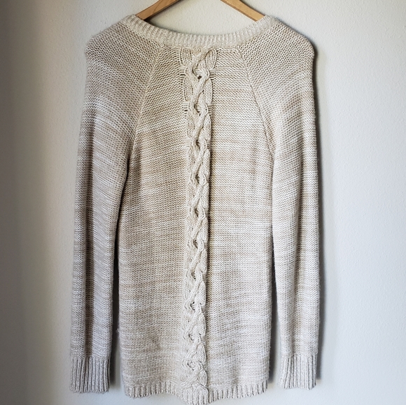 ❗SOLD❗Billabong Beige Knit Long Cardigan - Picture 3 of 8